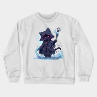 Black Mage Cat Hero Crewneck Sweatshirt